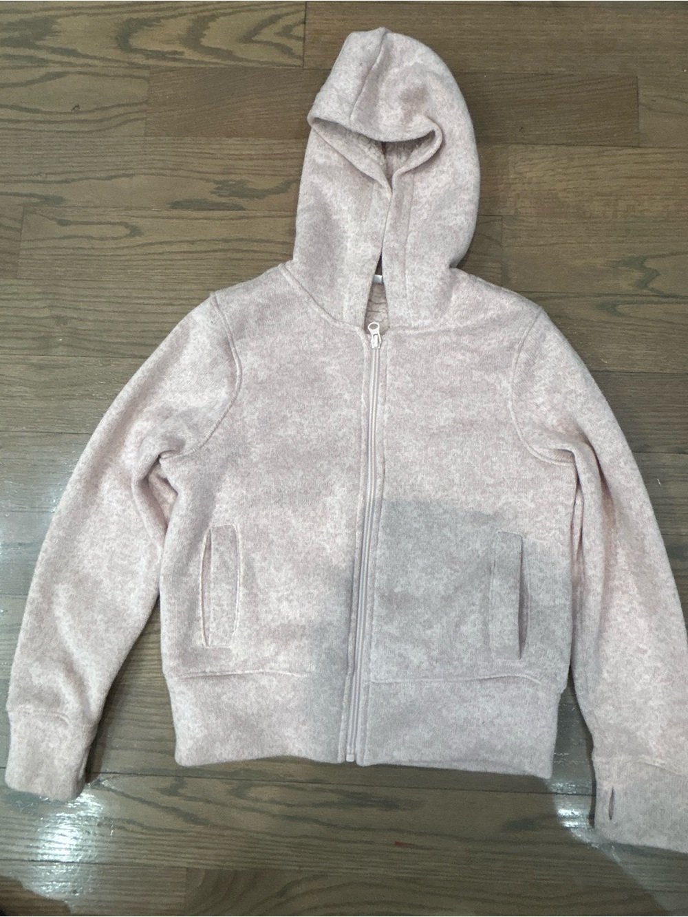 Girls Soft Fuzzy Hoodie Jacket Size M (8) Winter